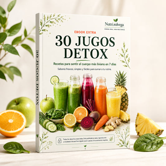 +30 Jugos Detox — cuerpo más liviano en 7 días